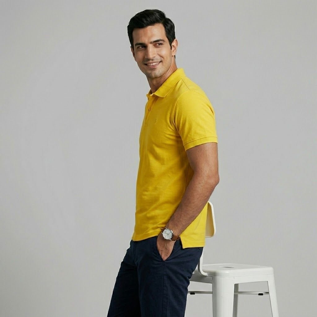 Polo Keya MPS180 Jaune 3