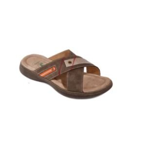 Mules - Confortable - Cuir Tanné- Pour Homme - Marron