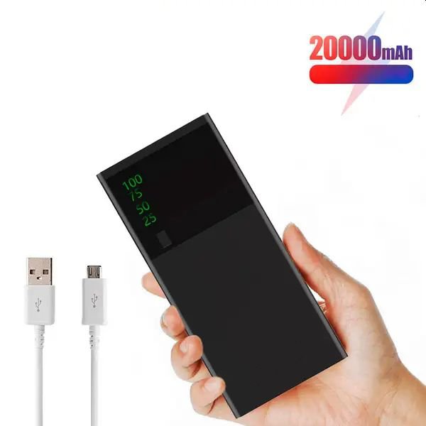 power bank - Demaco - 2usb- 20000 mAh - A85 - Noir
