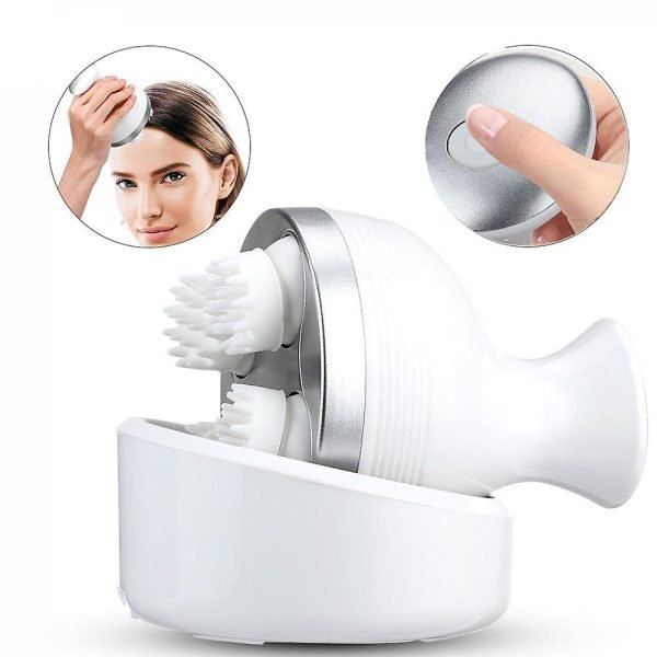 Electric Relaxing Scalp Massager Portable - Blanc