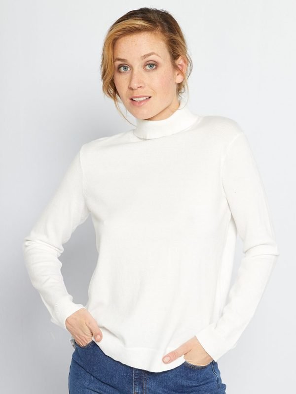 Col Roulé Femme - Kiabi - YC942 - Blanc – Image 2
