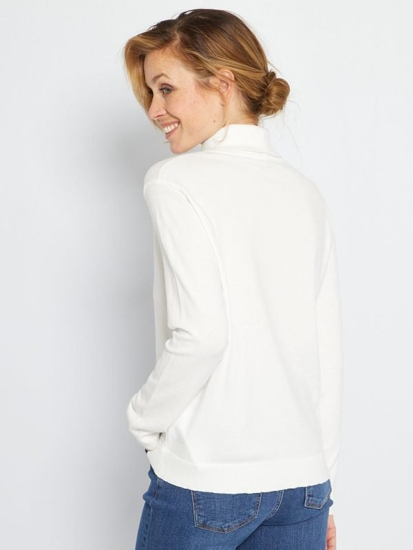 Col Roulé Femme - Kiabi - YC942 - Blanc – Image 4