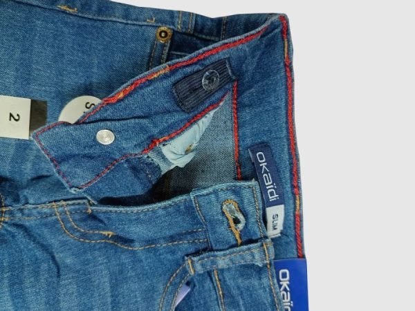 Jean Okaidi Enfant - Slim Fit Stretch - 66826 - Bleu – Image 6