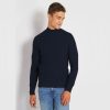 Pull Kiabi – Col Montant – Bleu Nuit – XT611