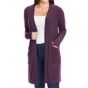 Cardigan Pour Femme - Super Soft - Violet