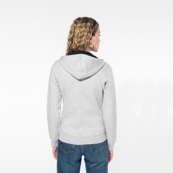 Veste - Sweat - Femme - molleton zippée - KARIBAN K467 – Image 3