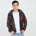 Veste Camouflage à Capuche Pour Homme - SOUL STAR - Militaire Red