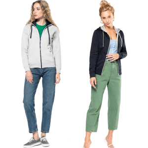 Veste - Sweat - Femme - molleton zippée - KARIBAN K467