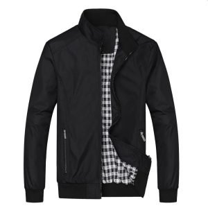 Veste Légère Décontractée - Coupe Vent - Noir