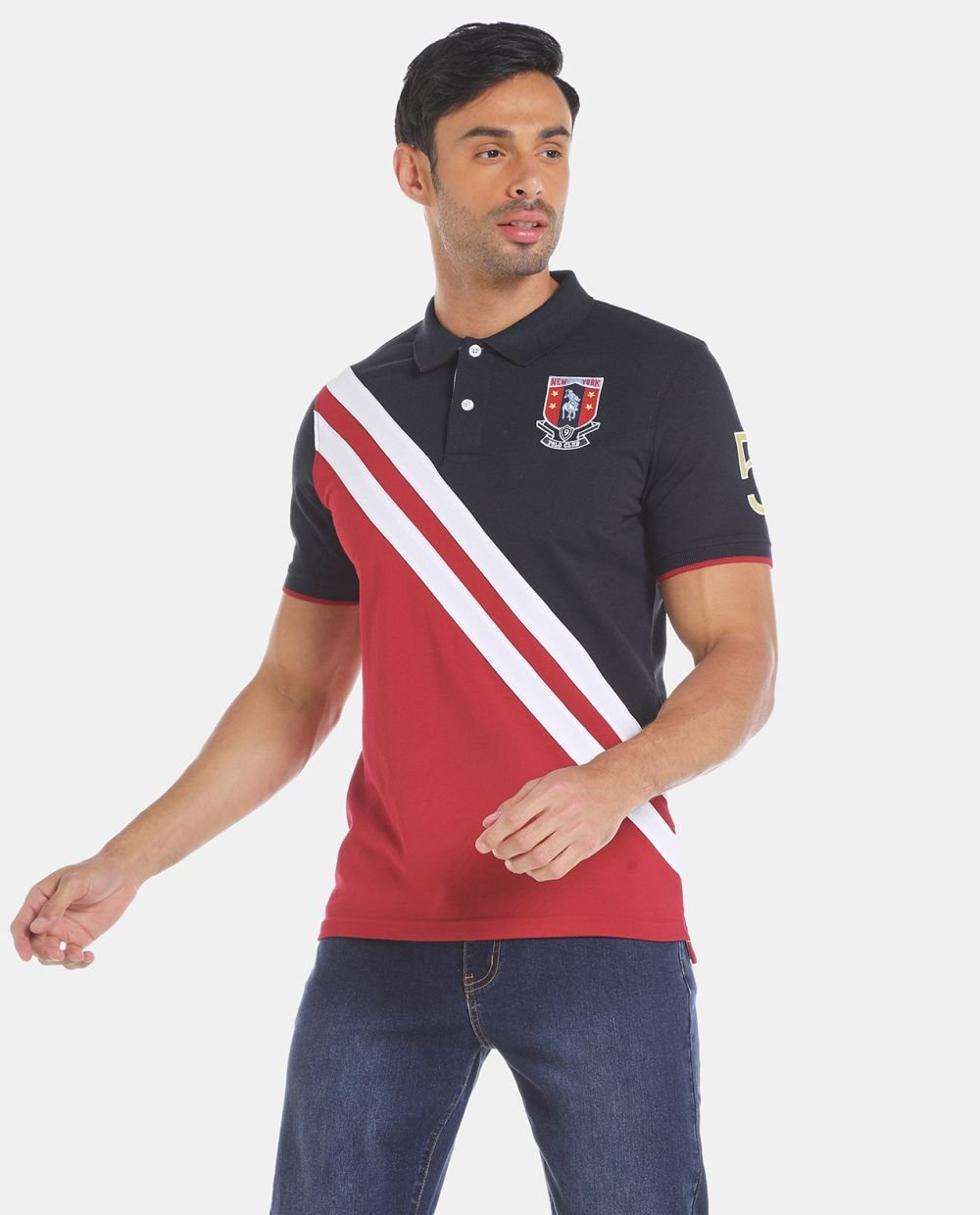 Polo R&B – 122-1802MN021-2 – Navy Blue 0