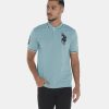 Polo R&B à Manches Courtes – 222-1802MN03-12 – Sky Blue