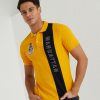Polo R&B à Manches Courtes – Manhattan – 321-1802MN039-3 – Mustard