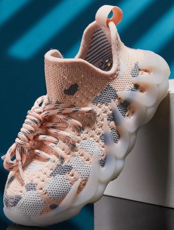 Basket Ultra Souple - Légère - Respirante Et Anti-Dérapante - AU7552 - Saumon Clair – Image 2