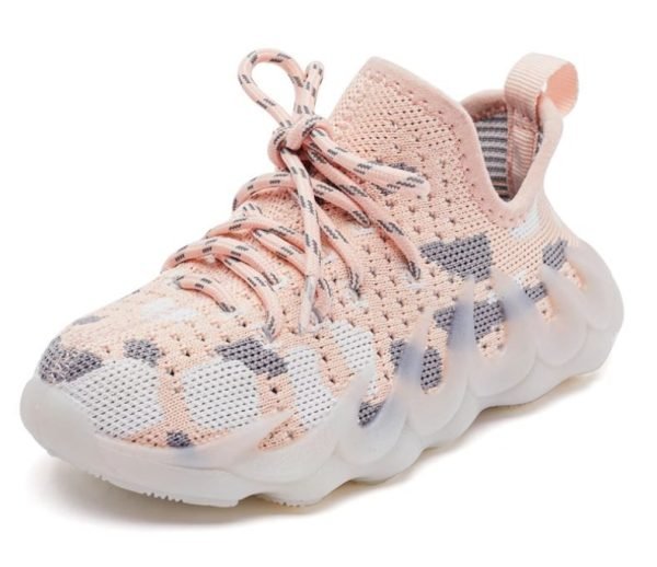 Basket Ultra Souple - Légère - Respirante Et Anti-Dérapante - AU7552 - Saumon Clair – Image 3
