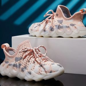 Basket Ultra Souple - Légère - Respirante Et Anti-Dérapante - AU7552 - Saumon Clair