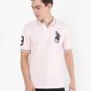 Polo R&B à Manches Courtes – 321-1802MN05-12 – Pink