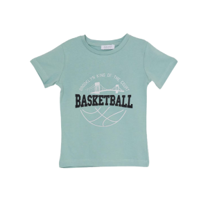 T-shirt en coton imprimé - Pour Garçon - MANGO KIDS - Vert