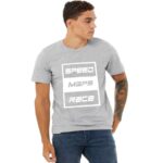 T-Shirt Pour Homme En Coton - Speed - Col Rond - Gris