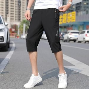 Pantacourt K18 Ultra Souple - Elastiqué - Séchage Rapide - Black