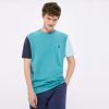 T-Shirt Springfield – 100% Coton – Color Block – Turquois