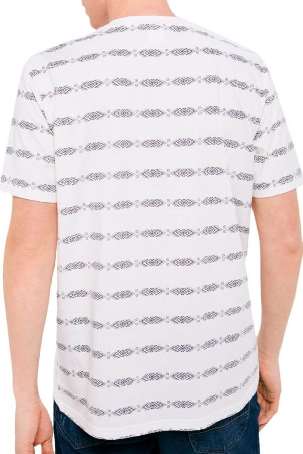 T-Shirt Springfield - 100% Coton - Imprimé AOP - Ivoire – Image 6