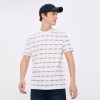 T-Shirt Springfield – 100% Coton – Imprimé AOP – Ivoire