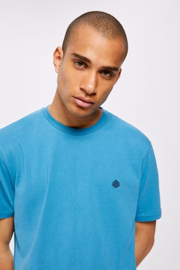 T-Shirt Springfield - 100% Coton - Arbre Essentiel - Bleu – Image 3