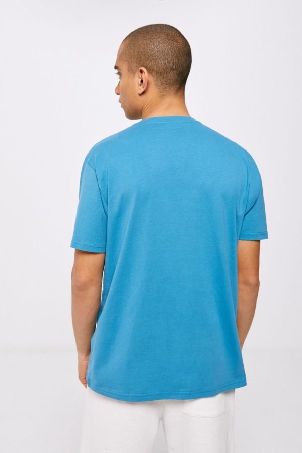 T-Shirt Springfield - 100% Coton - Arbre Essentiel - Bleu – Image 4