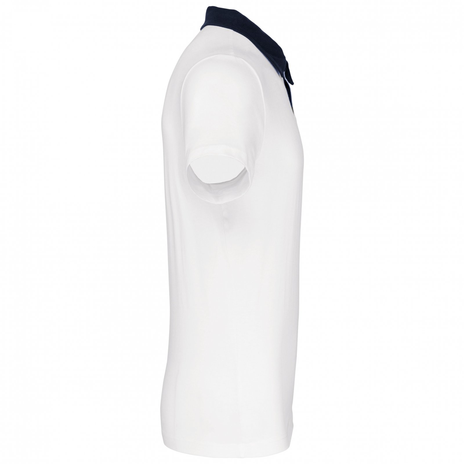 Polo Pour Homme - kariban - K260 - Blanc/Bleu Nuit – Image 7