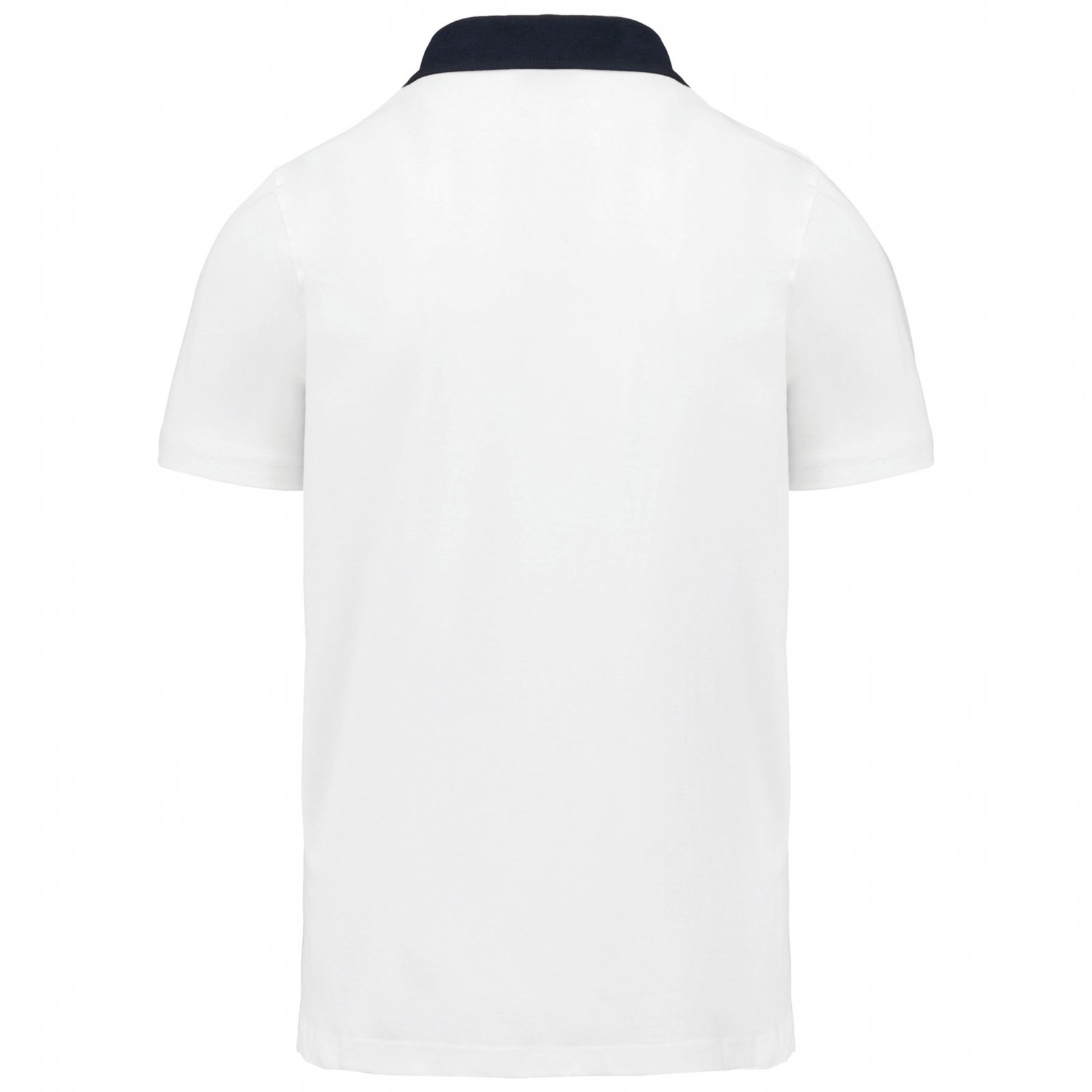 Polo Pour Homme - kariban - K260 - Blanc/Bleu Nuit – Image 6