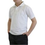 Polo - Galaxy By Harvic - Garçon - J/BP-81WH - Blanc