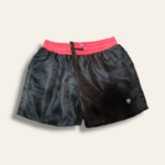 Short De Plage Pour Garçon - Free - Noir-Rouge