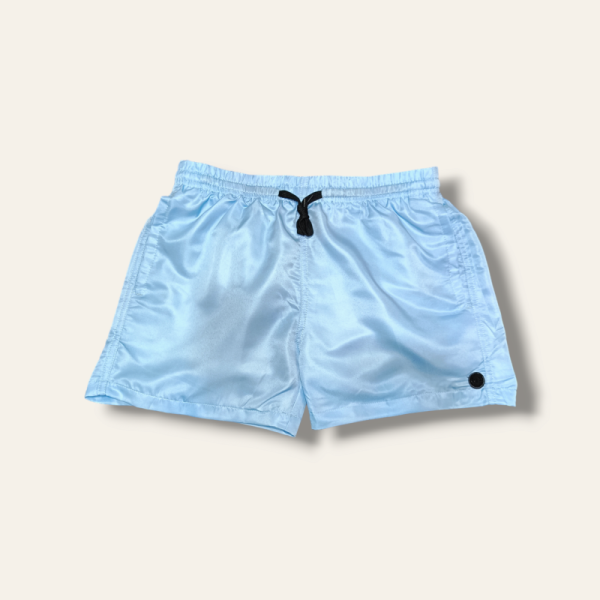 Short De Plage Pour Garçon - Free - Bleu Ciel