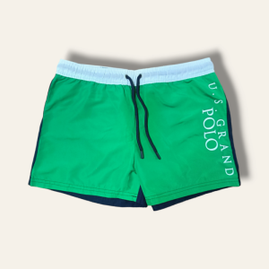 Short à Séchage Rapide - US Grand Polo Equipment & Apparel - Vert_Bleu