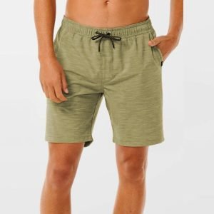 Short Enfant - Bermuda RipCurl - BoardWalk Jackson Volley - Dark Khaki