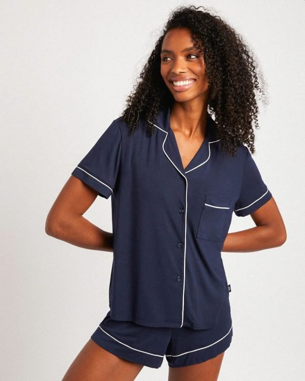 Pyjama Pour Femme - Short & Chemise - En Modal - Chelsea Peers – Image 5
