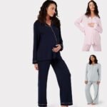 Pyjama De Maternité - Pantalon & Chemise - En Modal - Chelsea Peers