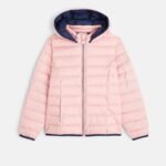 Doudoune Okaidi Pour Fille - Chaude - Légère & Déperlante - Rose Blush