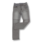 Pantalon Jean Slim Orchestra Pour Fille - Gris Effet Délavé