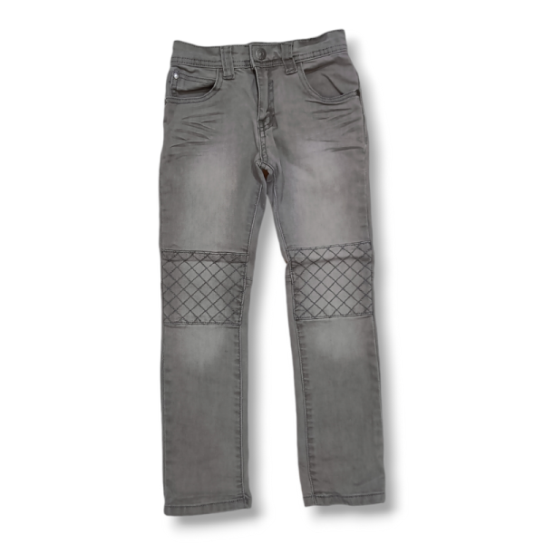 Pantalon Jean Slim Orchestra Pour Fille - Gris Effet Délavé – Image 3