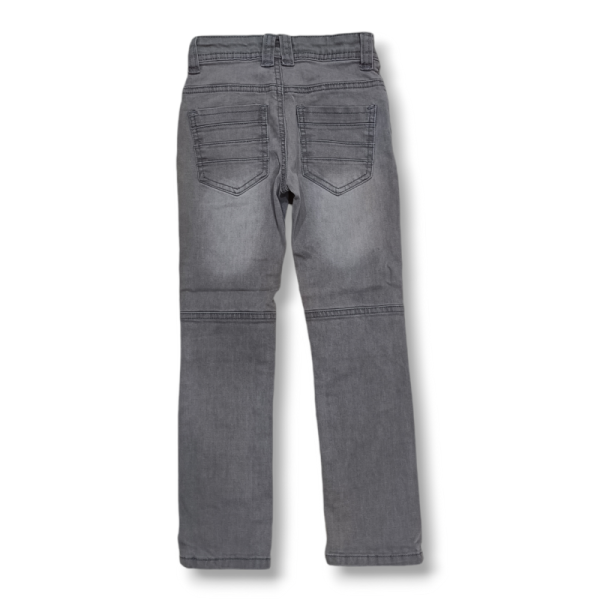 Pantalon Jean Slim Orchestra Pour Fille - Gris Effet Délavé – Image 4