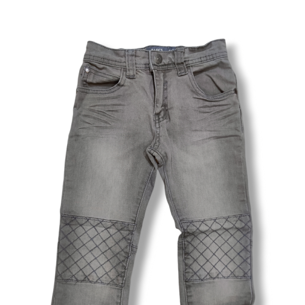 Pantalon Jean Slim Orchestra Pour Fille - Gris Effet Délavé – Image 5