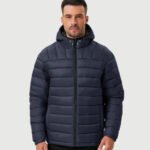 Doudoune Matelassée à Capuche - Hawke & CO - Navy