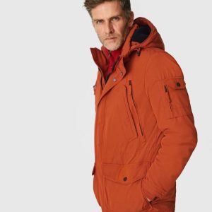 Parka C&A - Respirant & Imperméable Avec Capuche Amovible - Brique