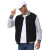 Veste Bombers Légère En Coton Avec Col Officier – TBY – Noir