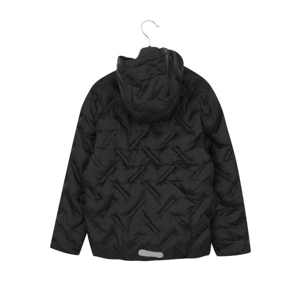 Doudoune Garçon Matelassée & Imperméable "POCOPIANO" - Avec Capuche - Noir – Image 2