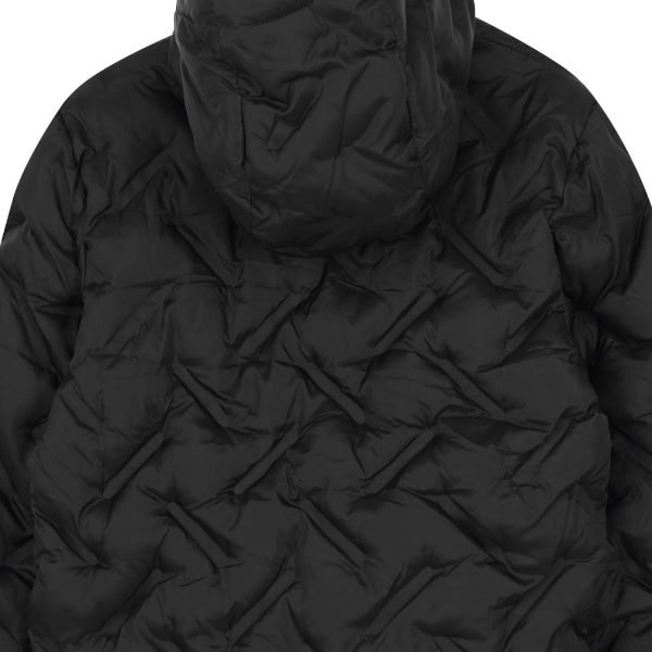 Doudoune Garçon Matelassée & Imperméable "POCOPIANO" - Avec Capuche - Noir – Image 5