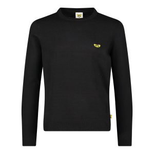 Pull Italien POP84 - Ras Du Cou - Noir
