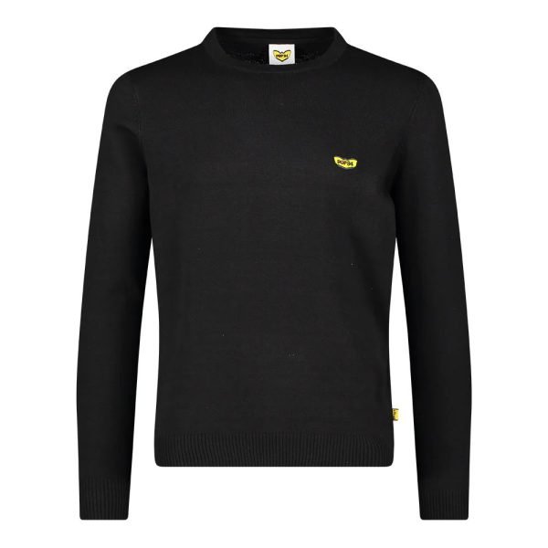 Pull Italien POP84 - Ras Du Cou - Noir