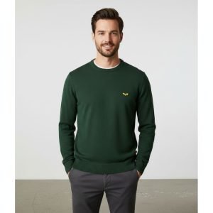 Pull Italien POP84 - Ras Du Cou - Vert